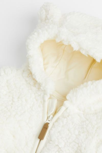 Pile all-in-one suit with ears | H&M (UK, MY, IN, SG, PH, TW, HK)