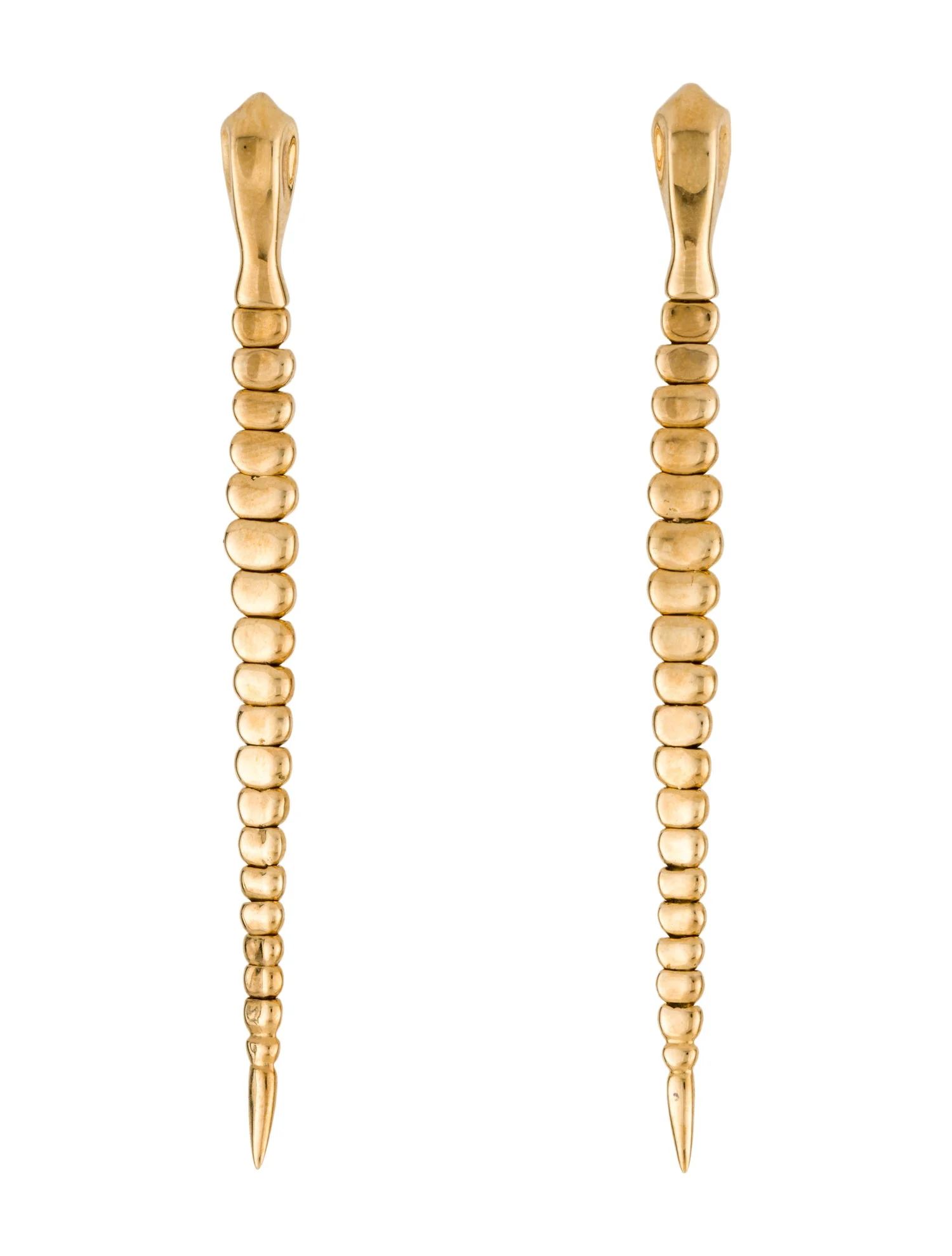 18K Elsa Peretti® Snake Drop Earrings | The RealReal
