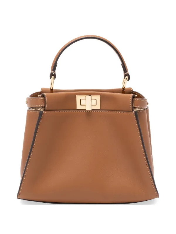 Peekaboo leather mini bag | Farfetch Global