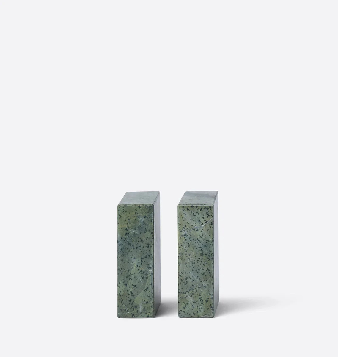 Alberto Green Marble Bookends S/2 | Amber Interiors