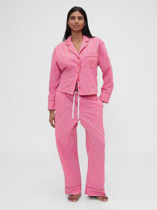 Gap × Summer Fridays Relaxed Poplin Stripe PJ Pants | Gap (US)