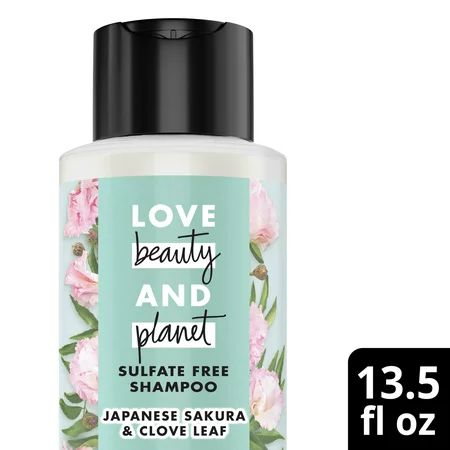 Love Beauty And Planet Positively Shiny Shampoo Indian Lilac & Clove Leaf 13.5 oz | Walmart (US)