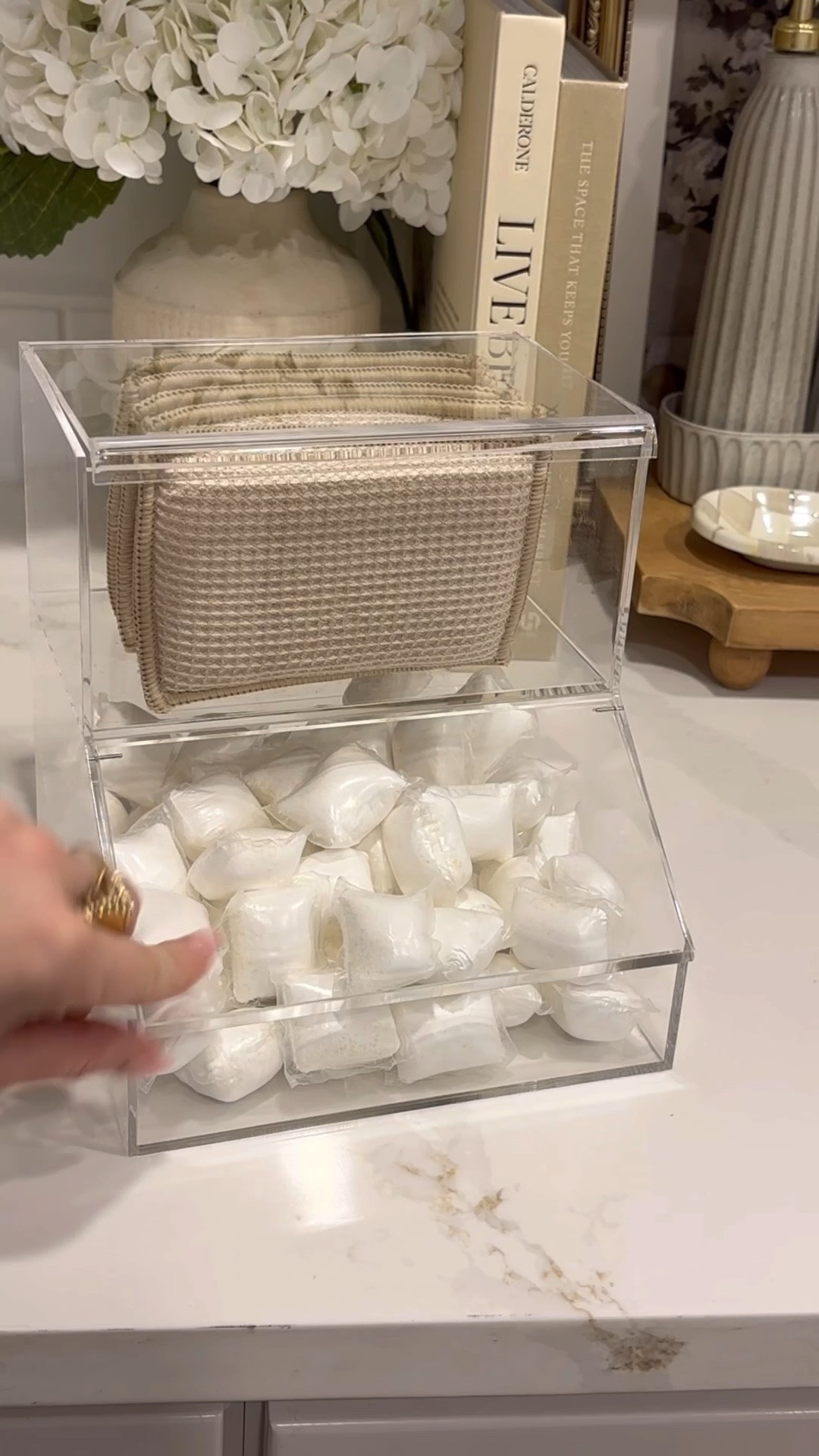 the kitchen sink organization that made my life feel more organized! from amazon and all linked below! these organizers were just restocked too! 🫧🤍🫶🏼

#LTKHome #LTKvlog