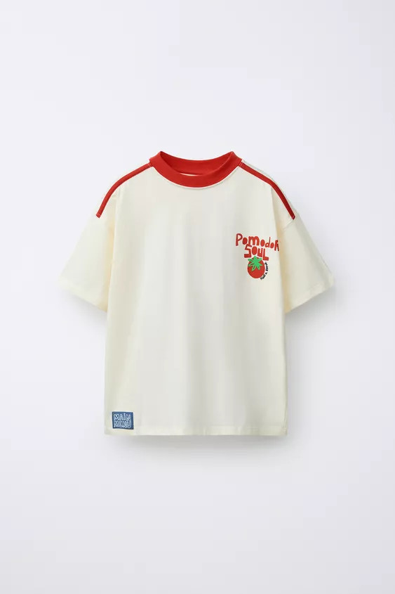 PRINTED TOMATO T-SHIRT | Zara UK