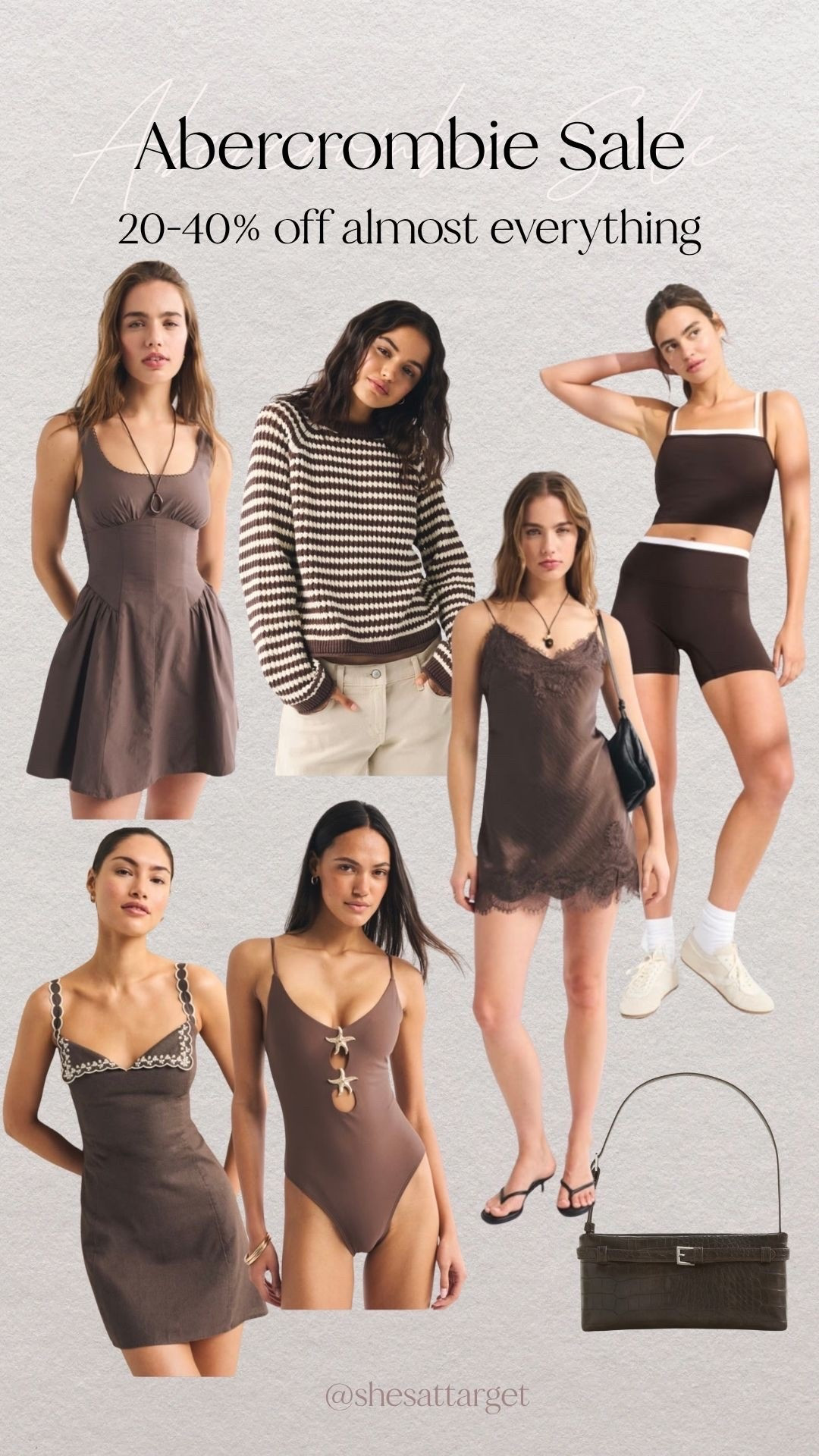 20-40% off almost everything at Abercrombie! Linking some of my favorite new arrivals and shades of brown!

#LTKSaleAlert #LTKSeasonal #LTKootd