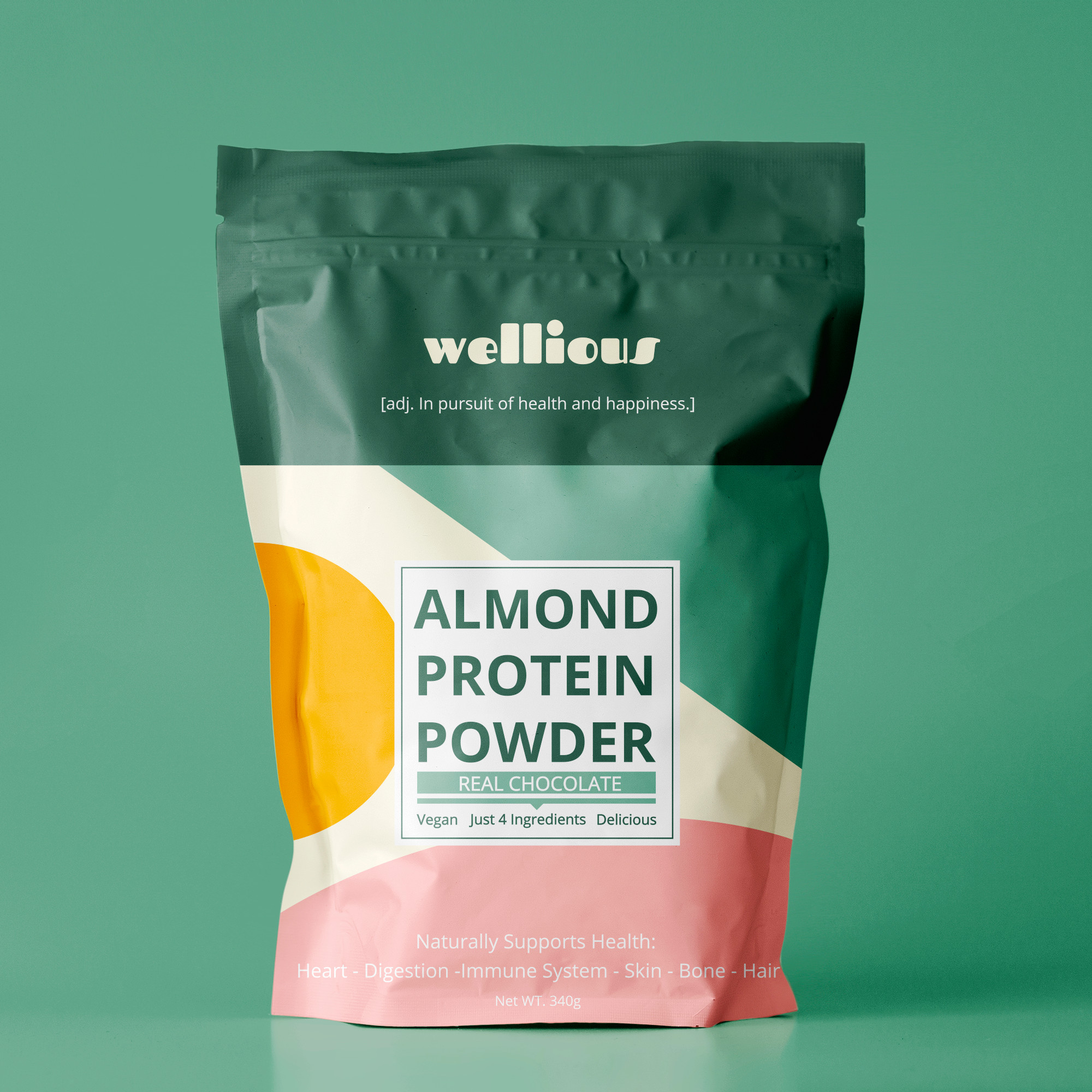 Wellious Protein Powder - Real Chocolate | Wellious