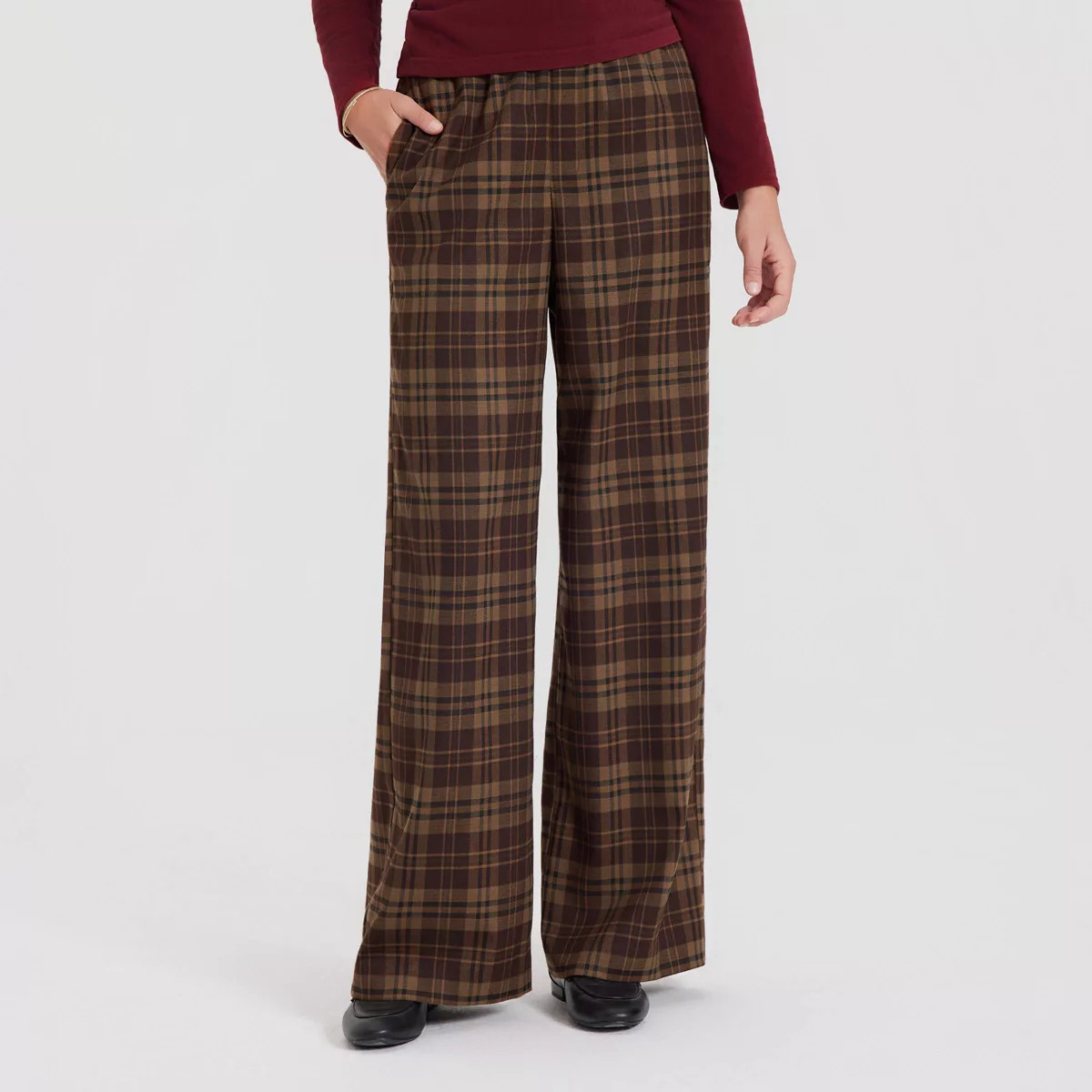 Women's Mid-Rise Wide Leg Suit Pants - A New Day™ | Target