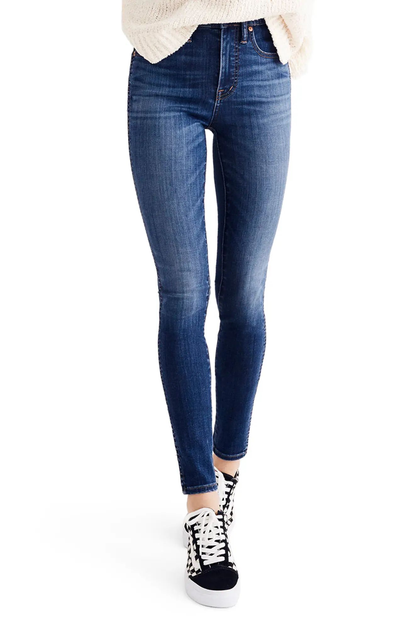 Madewell 10-Inch High Rise Skinny Jeans (Danny) | Nordstrom