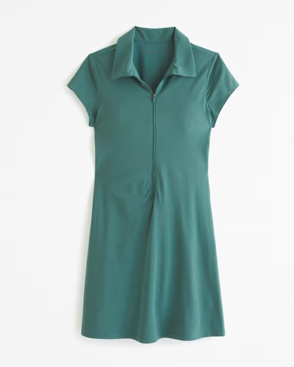 Women's Zip-Up Traveler Mini Dress | Women's Clearance | Abercrombie.com | Abercrombie & Fitch (US)