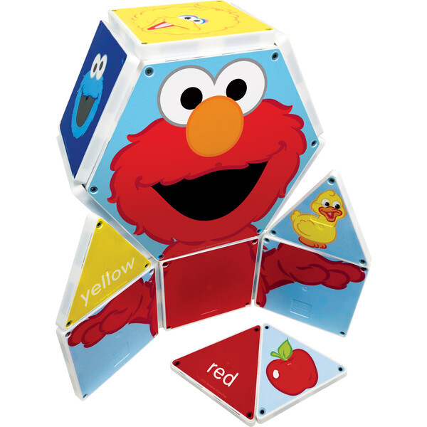 Sesame Street Colors with Elmo Magna-Tiles Structures | Maisonette