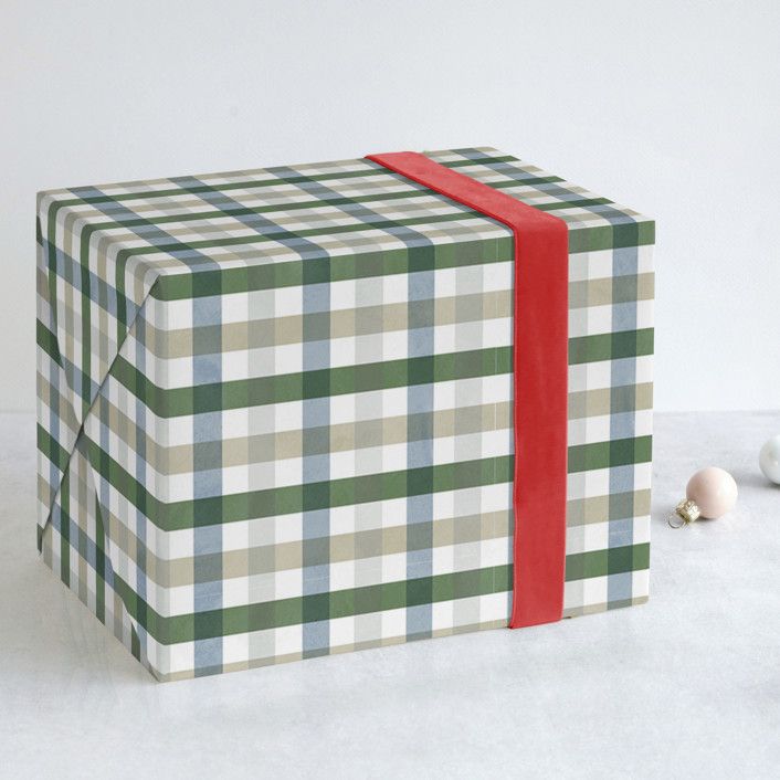 Perfect Plaid Wrapping Paper | Minted