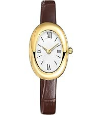 MASTOP Bracelet Watch for Women - Elegant 24mm Oval Dial Bangle Watch - Gold Jewelry Style Quartz... | Amazon (US)