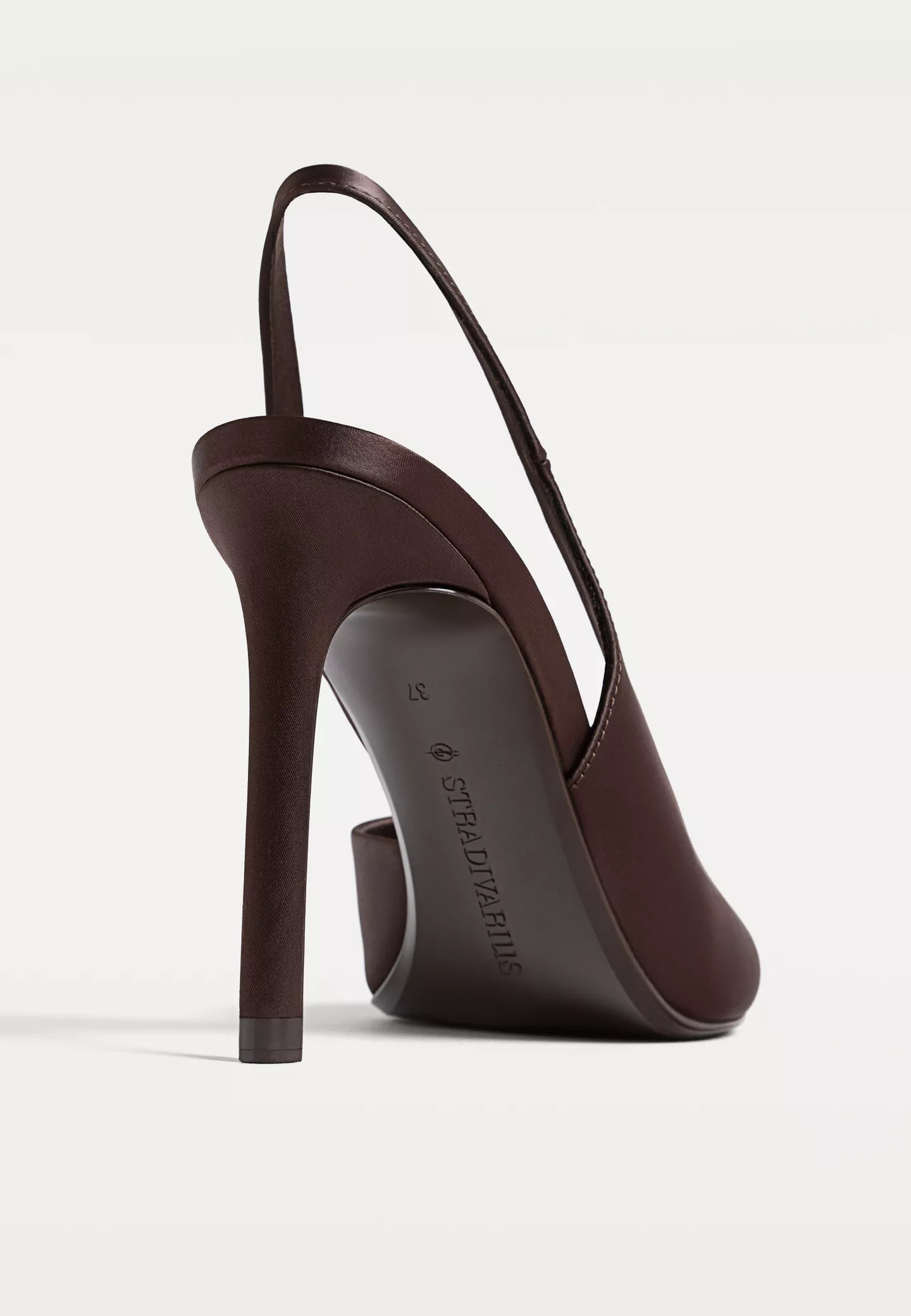 Satin-effect high-heel shoes | Stradivarius (UK)