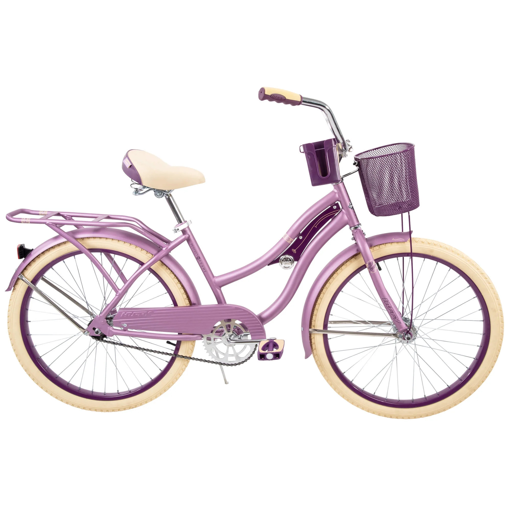Huffy 24" Nel Lusso Cruiser Bike, Fits Riders 4'8" - 5'8", Purple, Adult, Women's | Walmart (US)