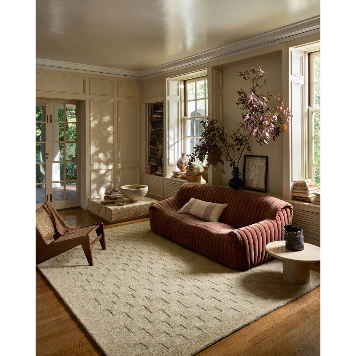 Leanne Ford x Loloi Craven Oatmeal / Dove Area Rug | Wayfair North America