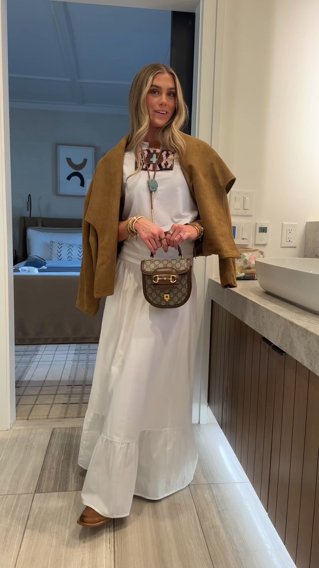 wine tasting outfit in wine country with all the western inspo because any excuse to bring in more western inspo makes my so happy 😊 plus easy to recreate this outfit too!! 

#outfitinspo #outfitoftheday #whatiwore #winecountrygetaway #outfit @abercrombie   @Freebird Stores   @Amazon Fashion @Cuts Clothing @Orijinal.Design @Joiana Jewelry 

#LTKTravel #LTKootd #LTKgrwm