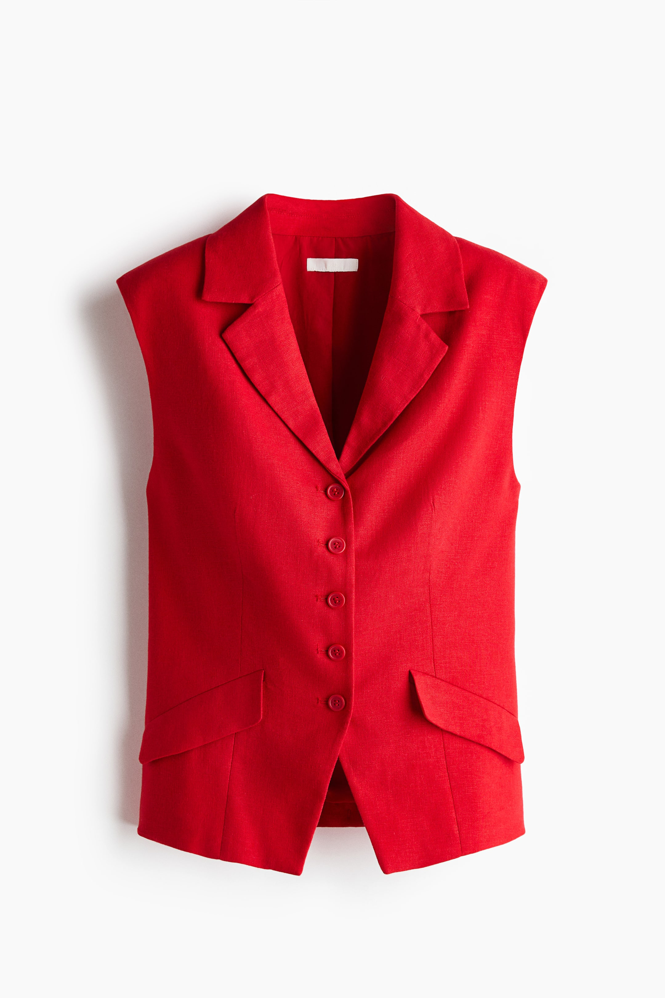 Linen-blend waistcoat | H&M (UK, MY, IN, SG, PH, TW, HK)