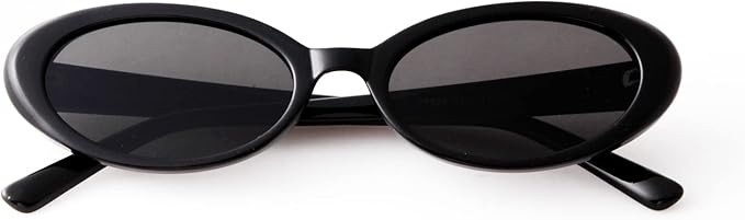 90s Sunglasses for Women Men Retro Small Oval Sunglasses | Amazon (US)
