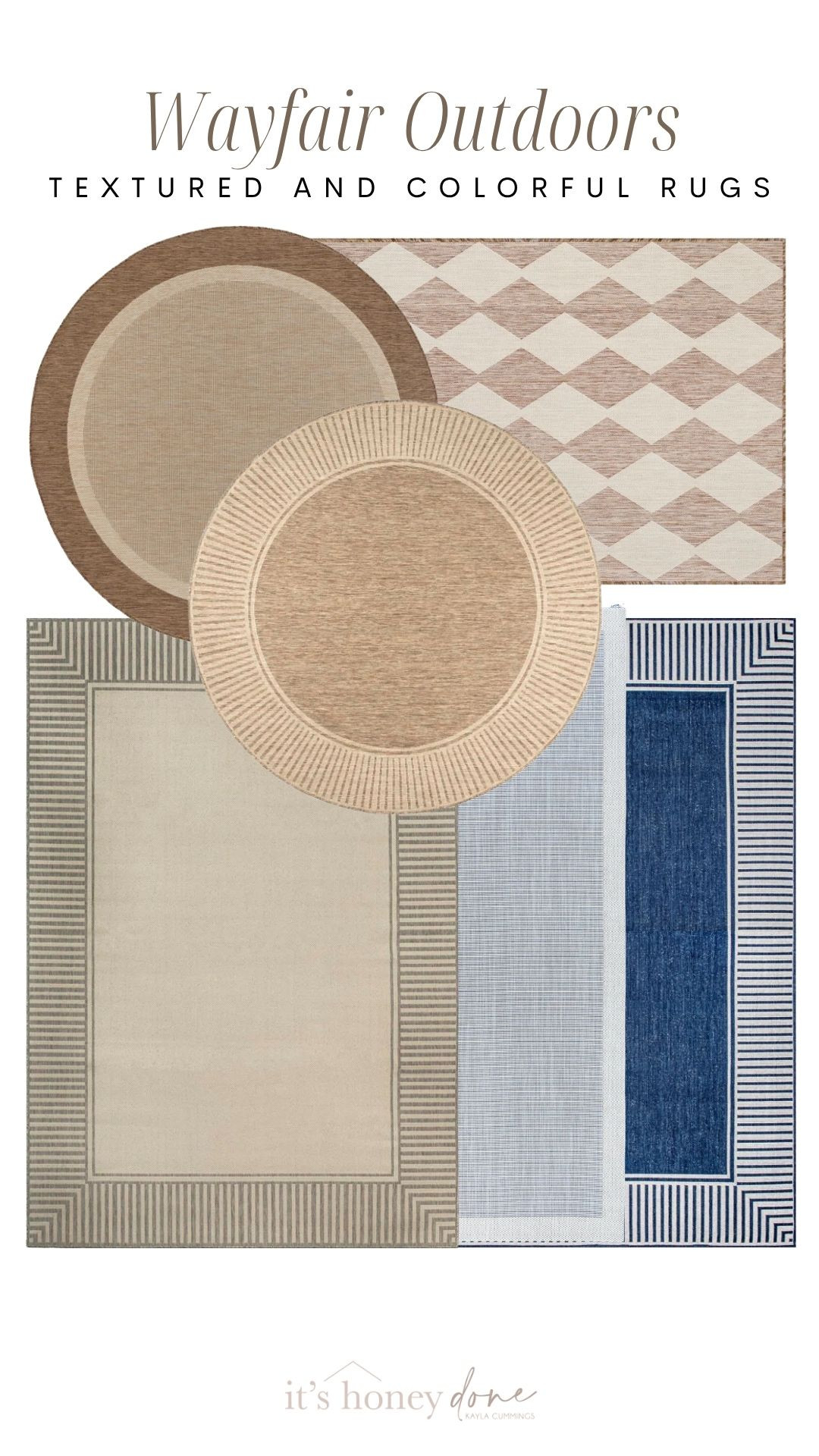 @Wayfair has so many great outdoor rugs and they are all so affordable! Linking my faves and a ton more stuff for you!