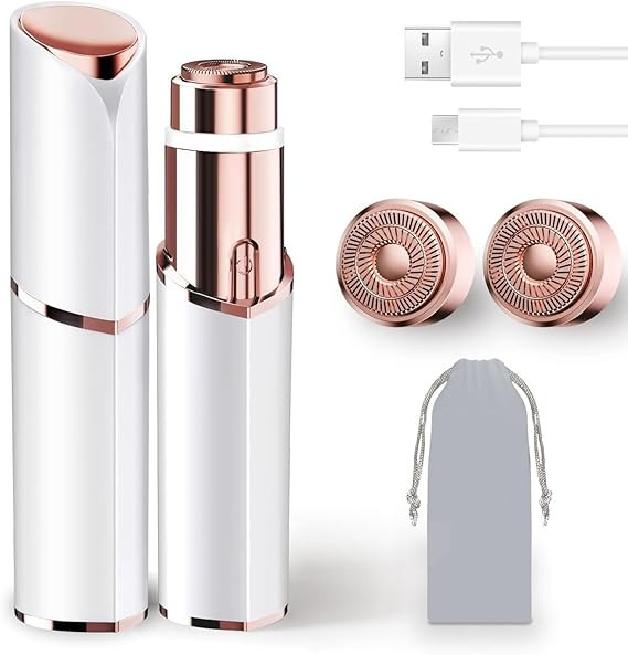 Facial Hair Removal for Women, Electric Rechargeable Painless Hair Remover for Face, Upper Lips, ... | Amazon (US)