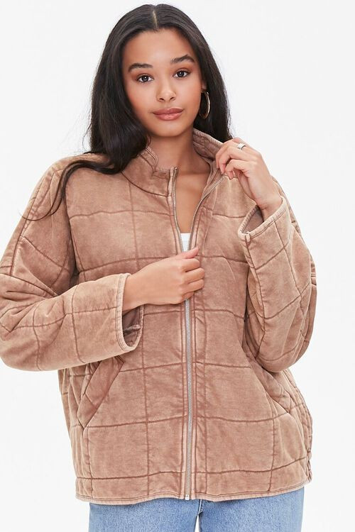 Quilted Zip-Up Jacket | Forever 21 (US)