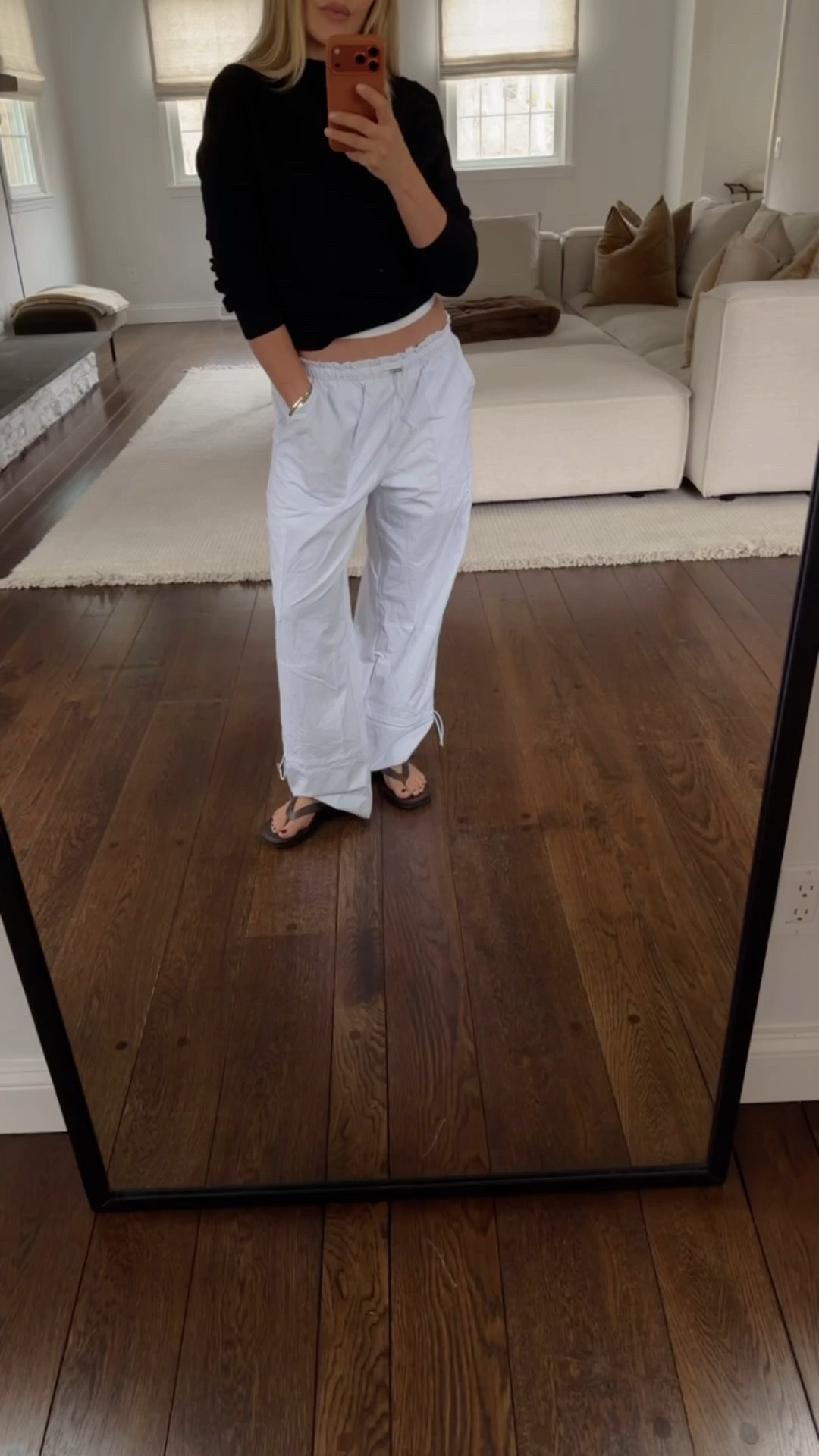 These pants are great! $38 in a small! 
Perfect for spring/summer 