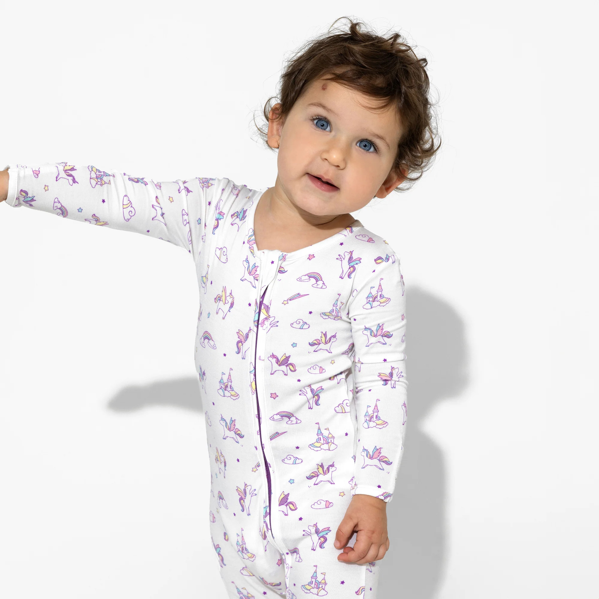 Unicorn Bamboo Convertible Footie | Bellabu Bear
