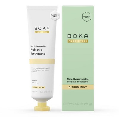 Boka n-Ha Probiotic Toothpaste - Citrus Mint - 3.4oz | Target