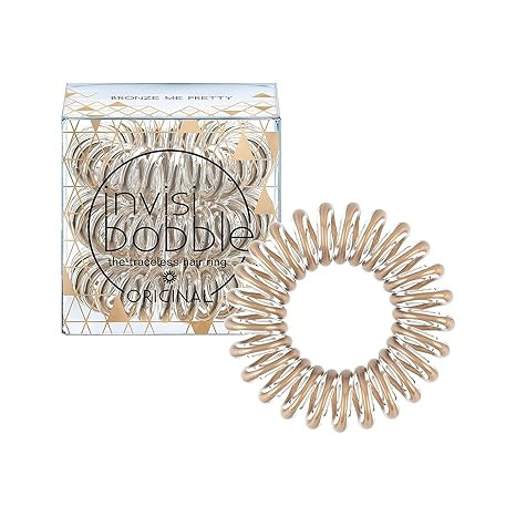invisibobble Original Time to Shine Edition Bronze Me Pretty Traceless Hair Ring | Amazon (US)