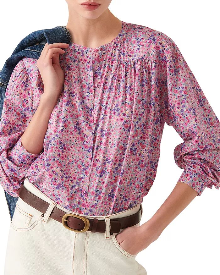 Xala Cotton Floral Print Blouse | Bloomingdale's (US)