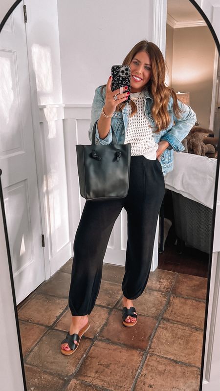 The cutest & comfiest spring outfit

Pants from viral Amazon look for less set
Sweater tank from Abercrombie 
Denim jacket from old navy 
Sandals- old from Target
Bag is from Nisolo 



#LTKstyletip #LTKfindsunder50 #LTKover40