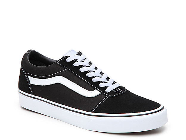 Vans Ward Lo Suede Sneaker - Women's - Black/White | DSW