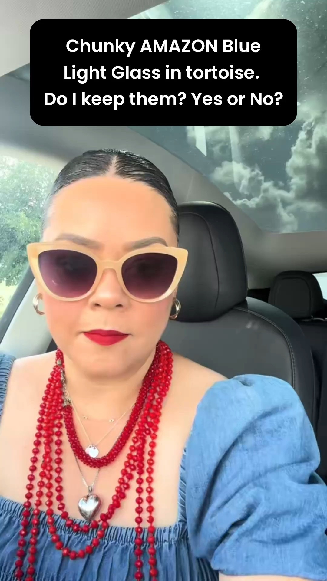 Chunky Trendy Amazon Blue Light Glasses. Do I keep them? @amazonfindsandfashion @Walmart

#LTKvlog #LTKOver40 #LTKMidsize
