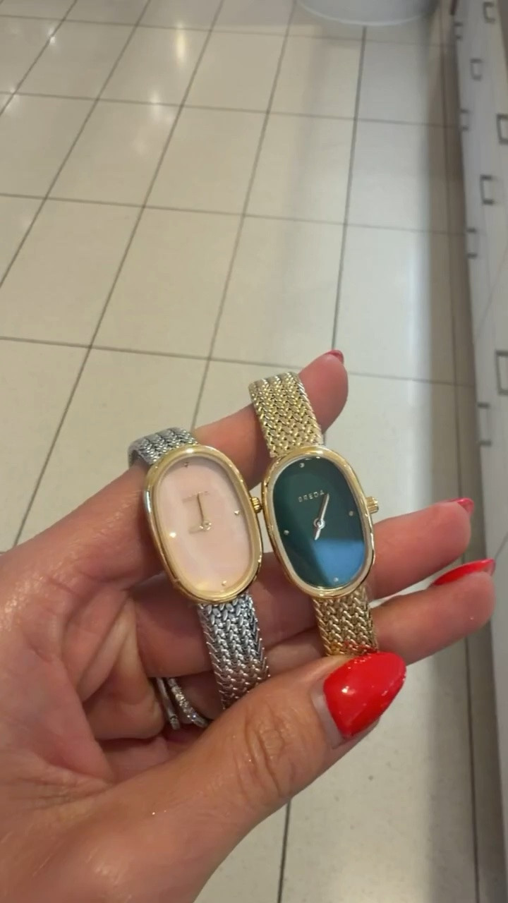 These oval watches have such a timeless look and instantly elevate whatever you’re wearing. I love that they double as jewelry with the woven metal band, and the silver and gold options make it easy to match your everyday accessories.

women’s watch, oval watch, gold watch, silver watch, classic jewelry, everyday accessories, timeless style, Nordstrom accessories, minimalist watch, elevated essentials, annabrstyle

#LTKootd #LTKOver40 #LTKdayinmylife