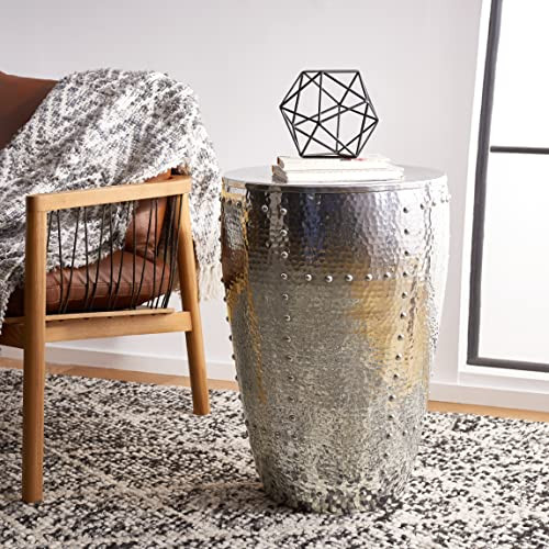 Safavieh Home Collection Hammersmith Silver End Table | Amazon (US)
