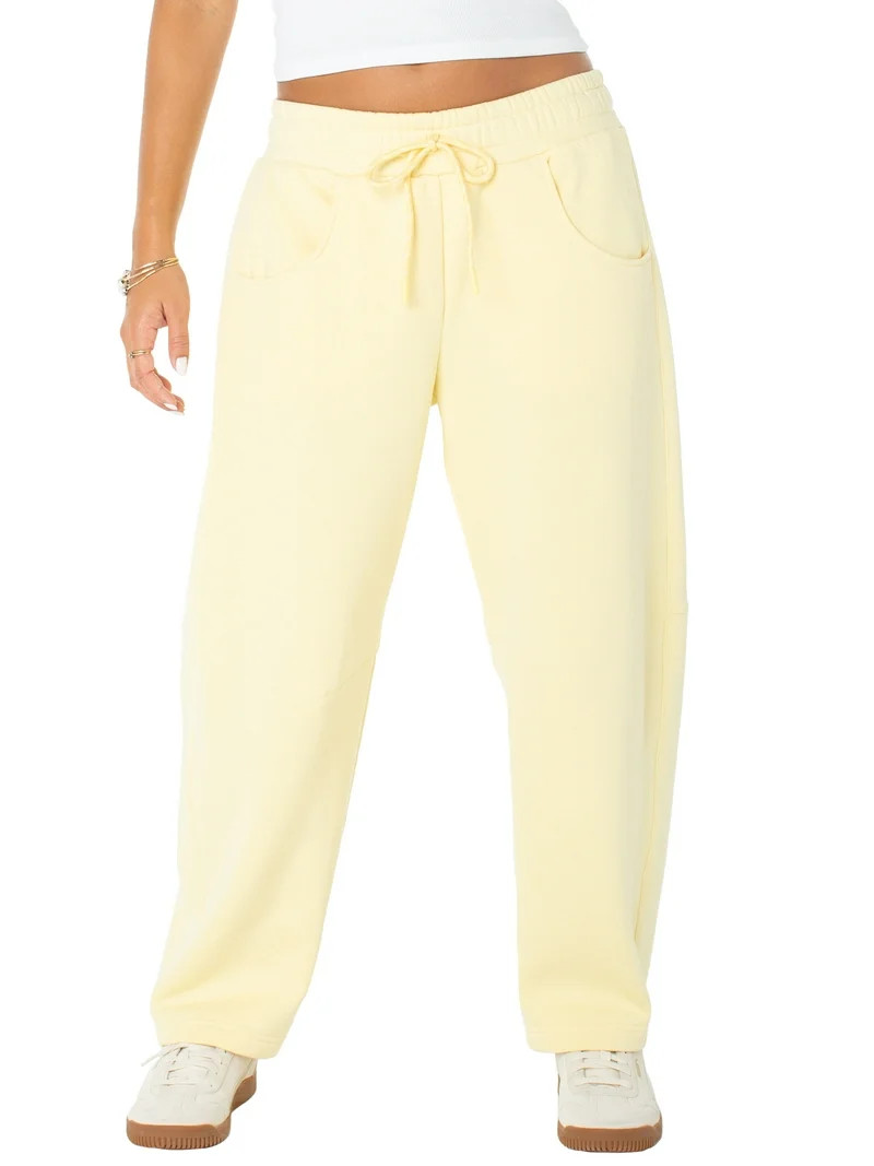 Celebrity Pink Women's Barrel Leg Sweatpants, Sizes XS-XXXL | Walmart (US)