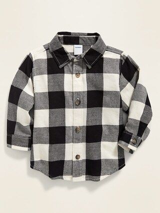 Buffalo-Plaid Twill Shirt for Baby | Old Navy (US)