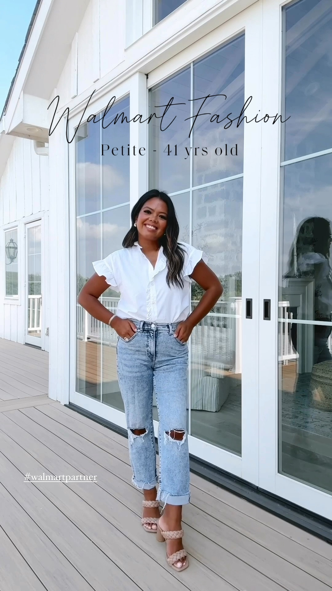 #walmartpartner I used to work for an accounting firm right after college, and one thing I miss about the job was getting dressed up. If you need to get dressed up for work, check out these pieces from Walmart! Shirt, skirt, and dresses all under $36! I picked navy and white because these are classic colors, but these  also come in other colors! #walmartfashion @walmartfashion 

#LTKFindsUnder50 #LTKOver40 #LTKVideo