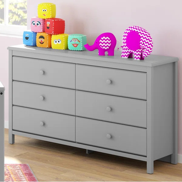 Alpine 6 Drawer Double Dresser | Wayfair North America