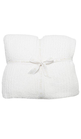 Full/Queen CozyChic Ribbed Bed Blanket in White | Revolve Clothing (Global)