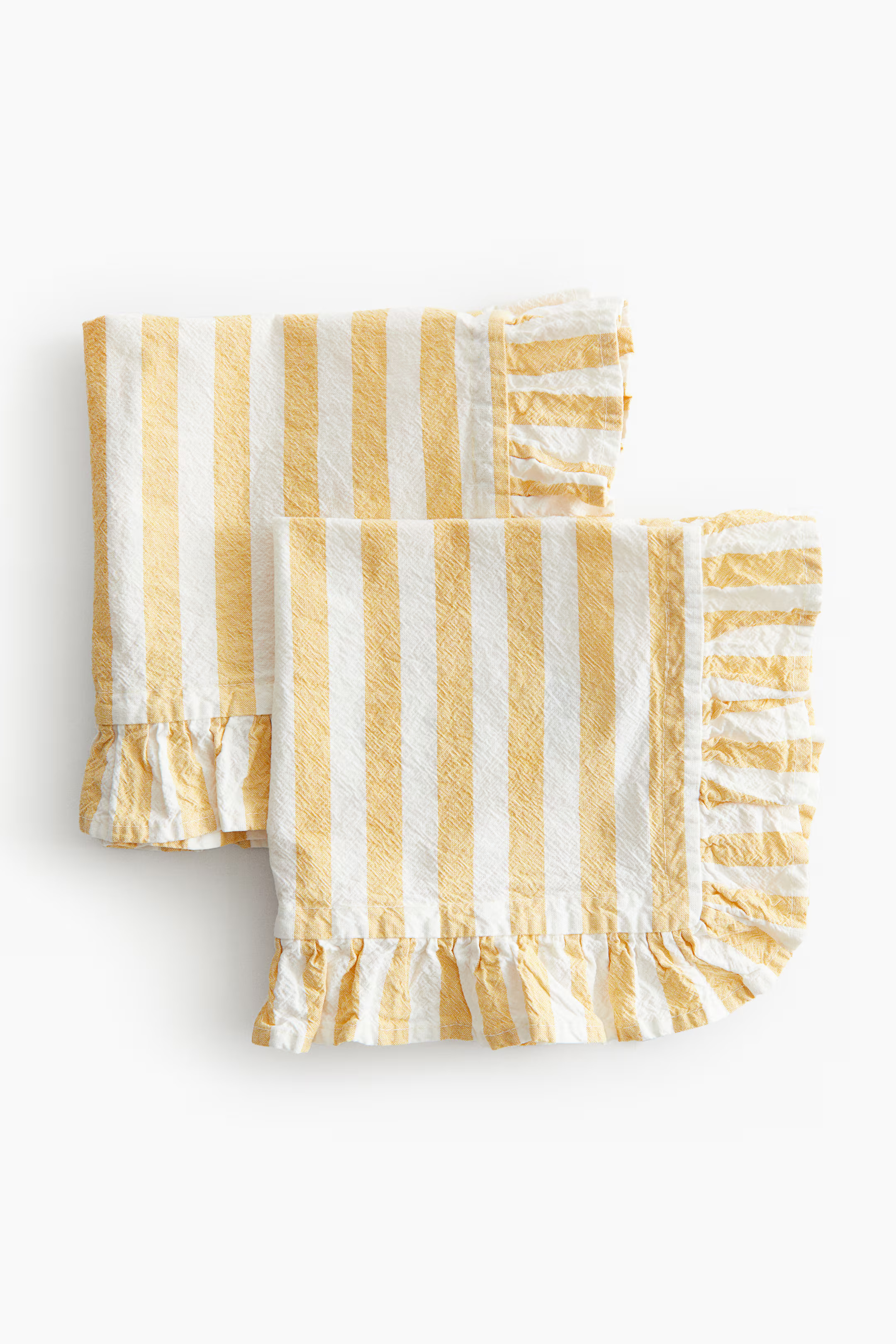 2-pack Ruffle-trimmed Napkins | H&M (US + CA)