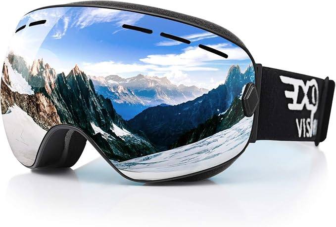 EXP VISION Snowboard Ski Goggles Men Women Youth, Anti Fog OTG Winter Snow Goggles Spherical Deta... | Amazon (US)