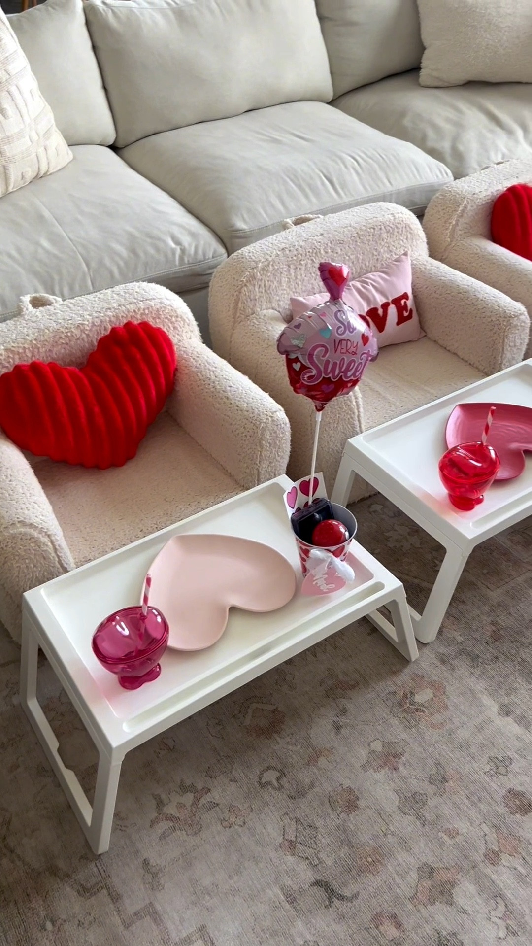 Last years set up 🩷 every year we do a movie night with the kids. 

#LTKKids #LTKmomlife #LTKValentine