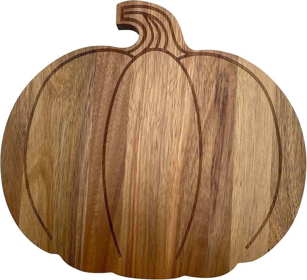 Acacia Wooden Cutting Board and Pumpkin Cutting Board 11.8 IN*11 IN*0.75IN | Amazon (US)