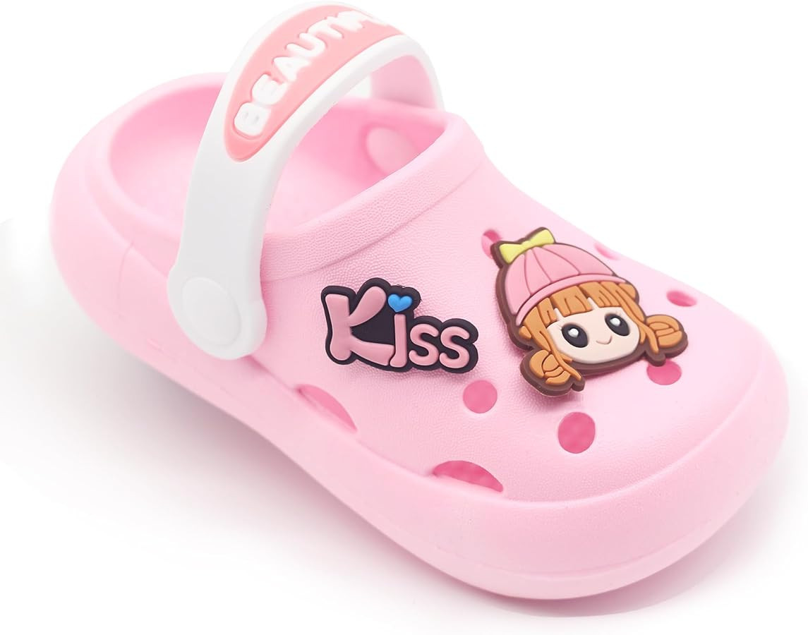 Toddler Shoes 0-4yrs Kids Clogs Girls Sandals Boys Sandals for Unisex Garden Shoes Cartoon Slides... | Amazon (US)