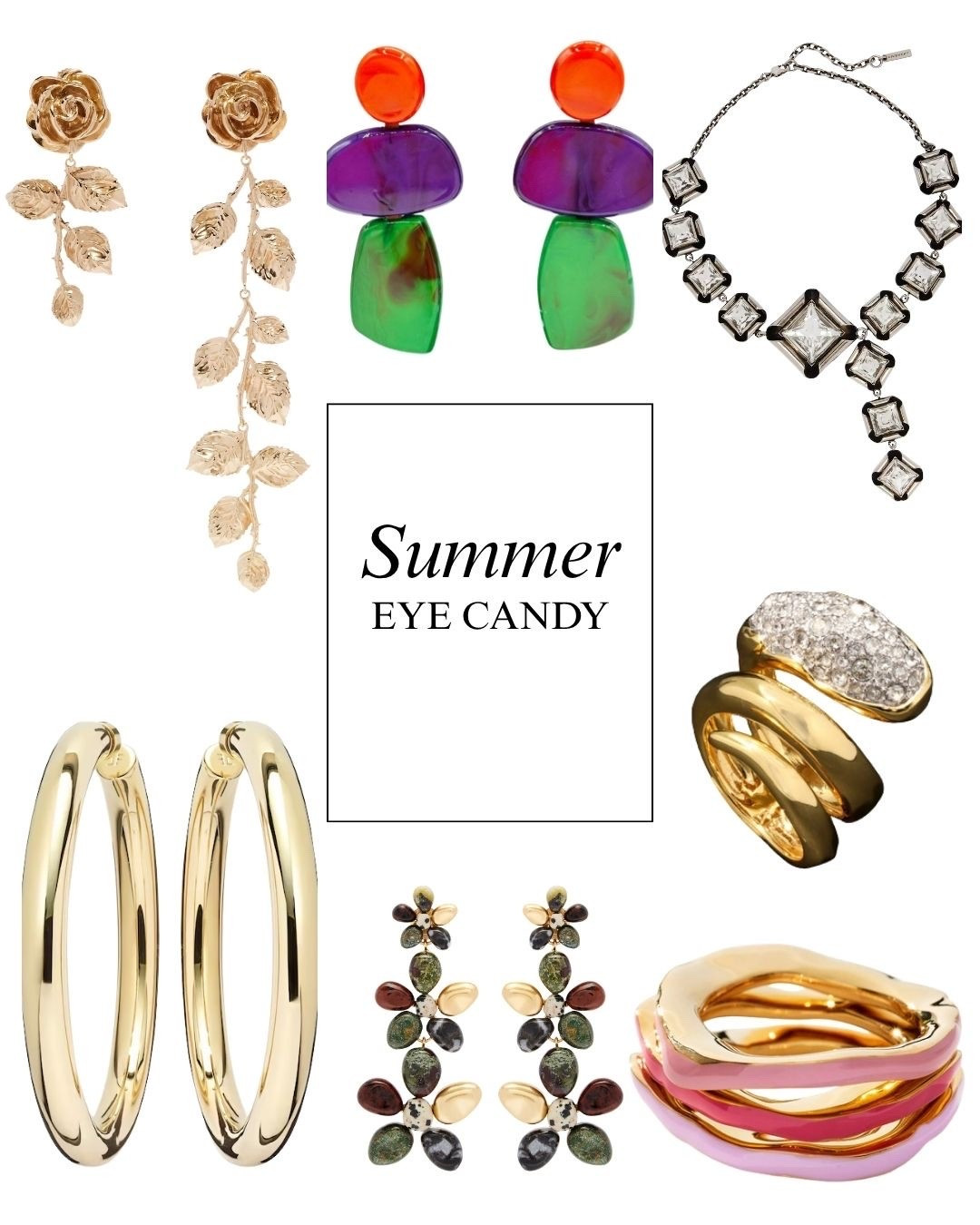 Summer jewelry just hits different—these are the pieces I’m loving right now. Bold earrings, gold hoops, and stacked bracelets that instantly elevate any look without doing too much. Easy, statement, and perfect for the season. Linking everything here.

#LTKootd #LTKSeasonal #LTKgrwm