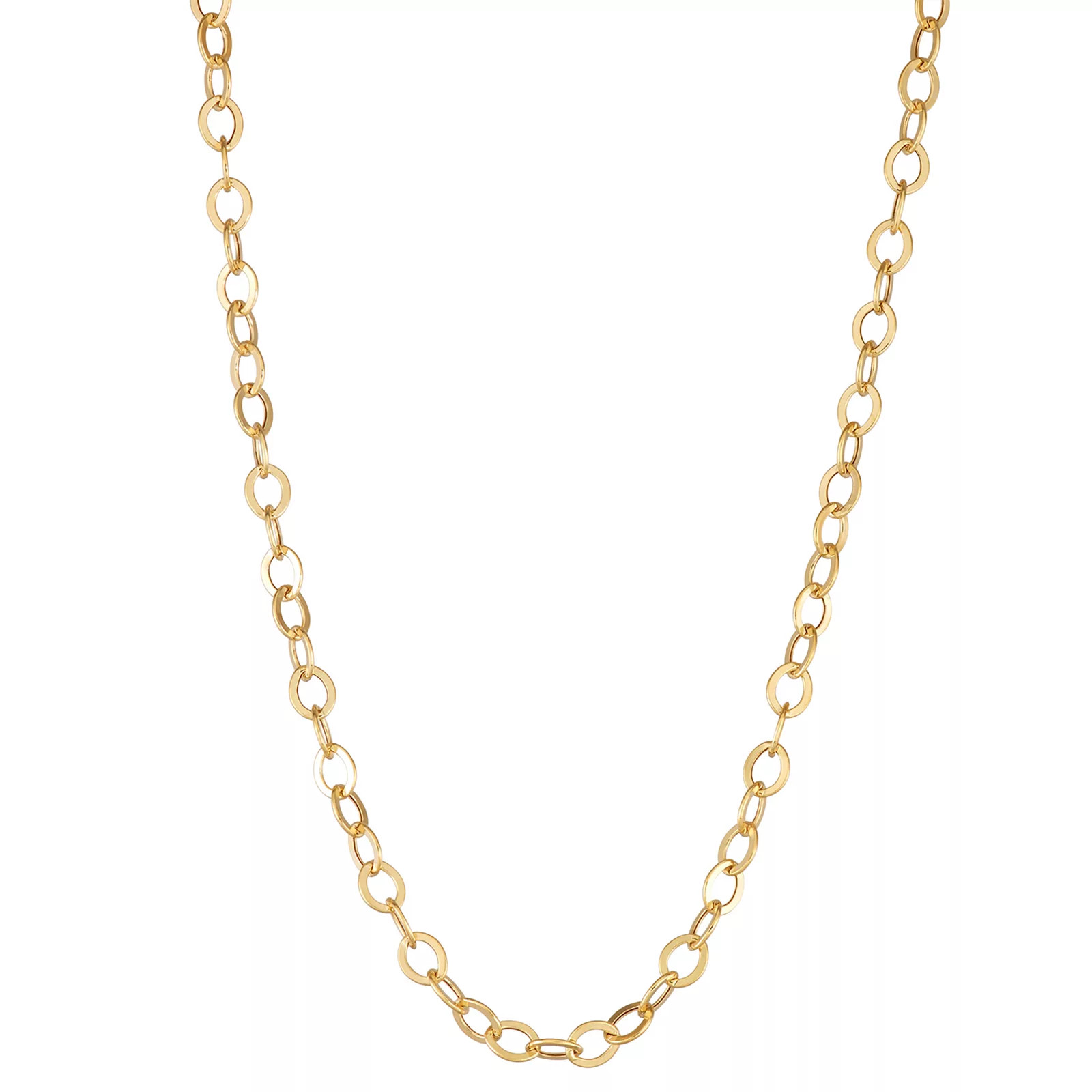 10K Gold Fancy Link Necklace, Women's, Size: 16 | Kohl's