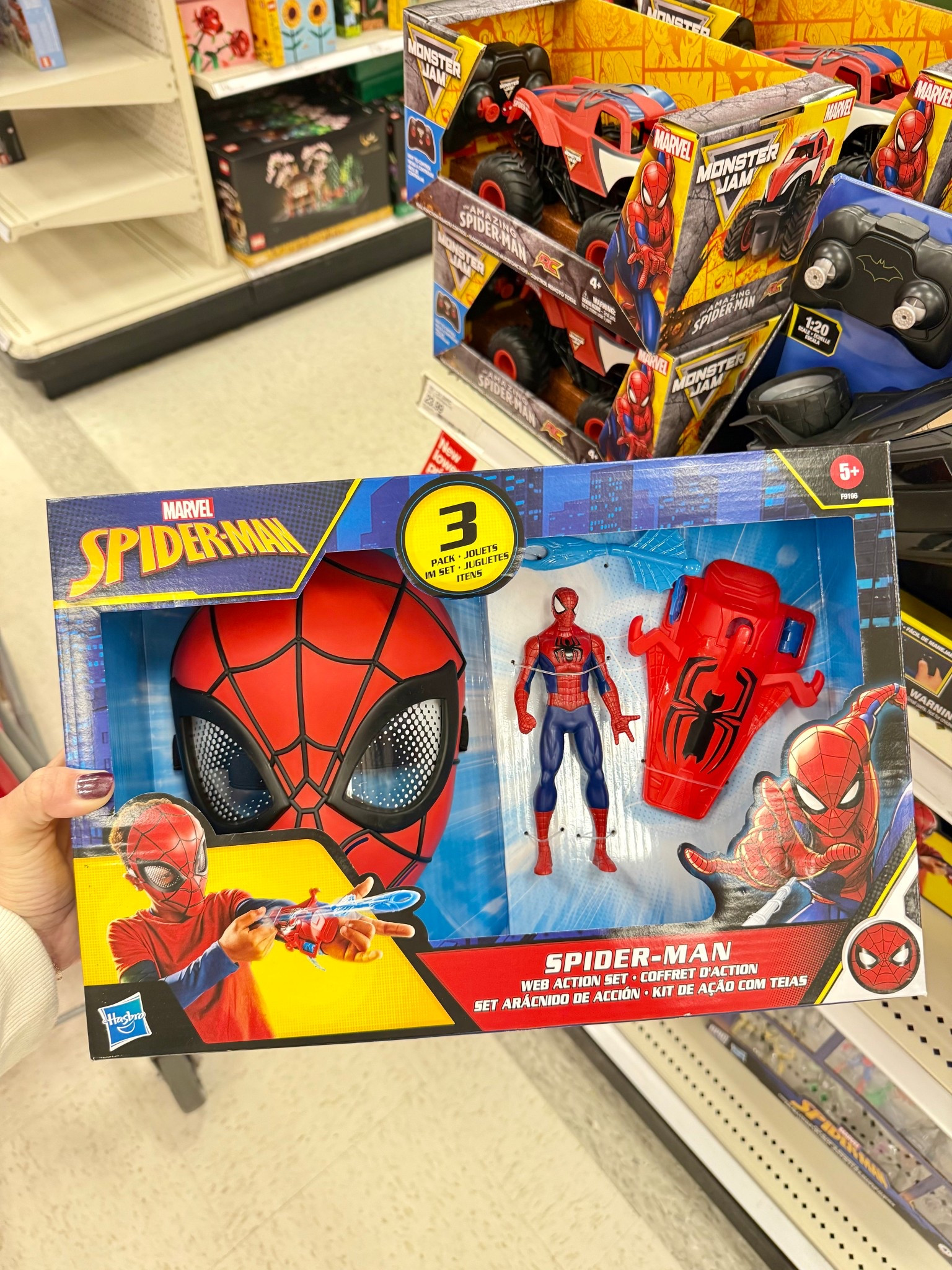 Spider-Man Web Action 6" Action Figure, Mask, and Web Slinger - 3pk, Halloween Costume

#LTKHoliday #LTKKids #LTKGiftGuide