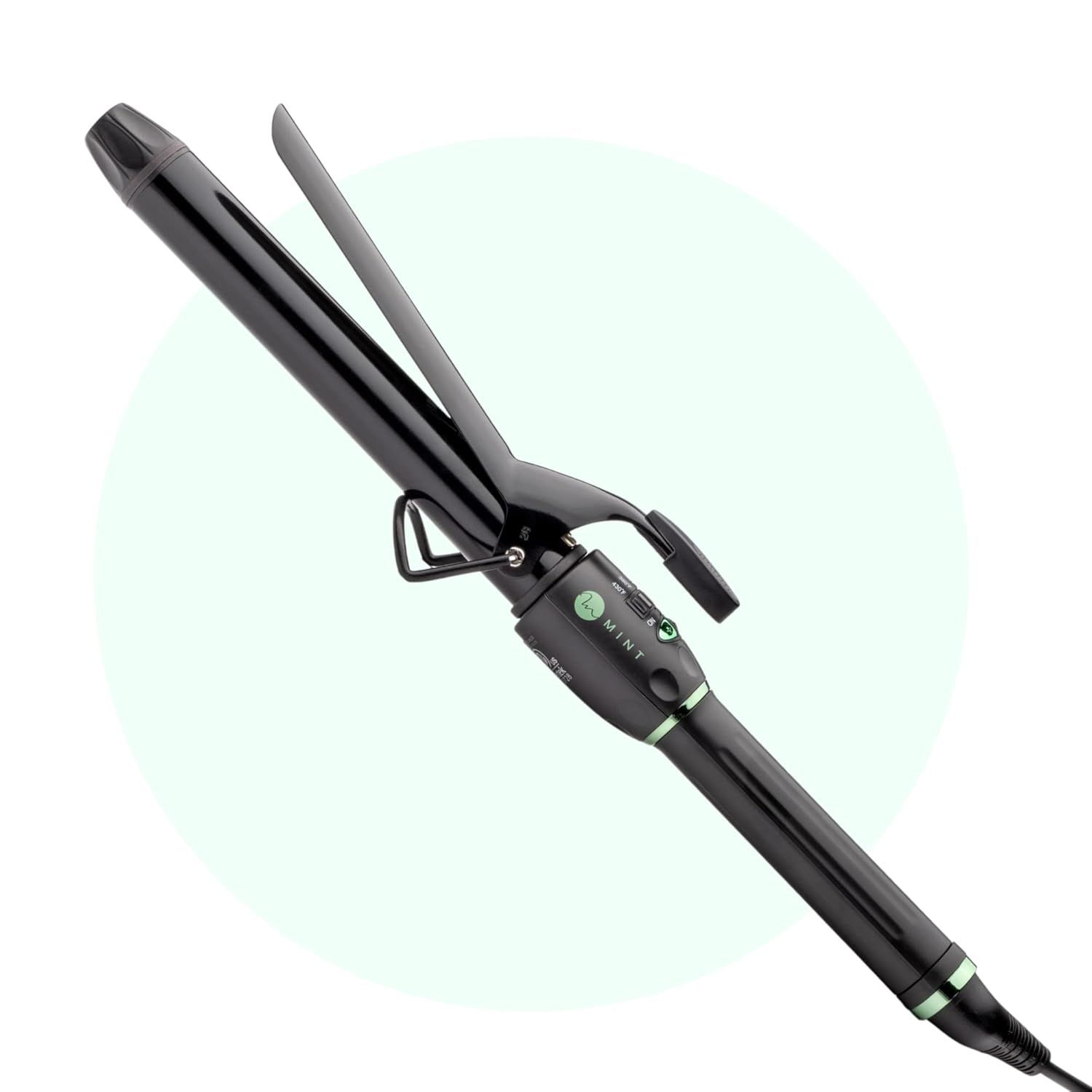 MINT Professional Extra Long Curling Iron 1 inch | 2-Heater Ceramic Barrel That Stays Hot. Hair C... | Amazon (US)