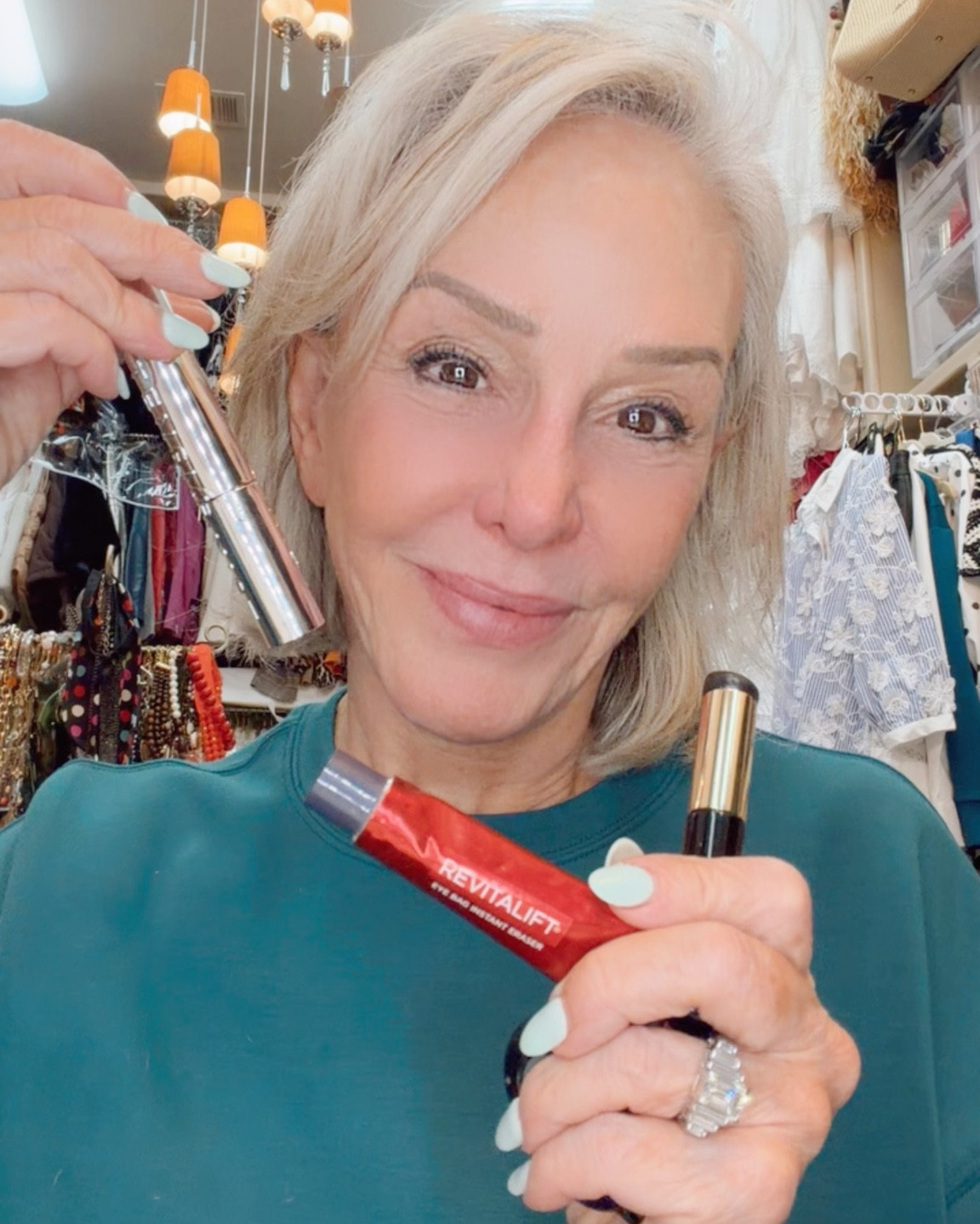 L'Oréal Paris Revitalift Triple Power Eye Bag Instant Eraser delivers instant visible results, tightening, firming, and smoothing eye bags, wrinkles, and crows feet up to 8 hrs.

L'Oreal Paris Extensionist Mascara for lashes so curled and extended they get +5MM closer to your brows. Extended length, volume and 24HR of sculpted curl.
Mature skin makeup and products 

#LTKBeauty #LTKselfcare #LTKOver40